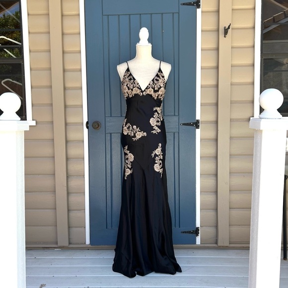 VINTAGE NIKI LIVAS DRESS WOMEN SIZE 2 - Picture 1 of 9